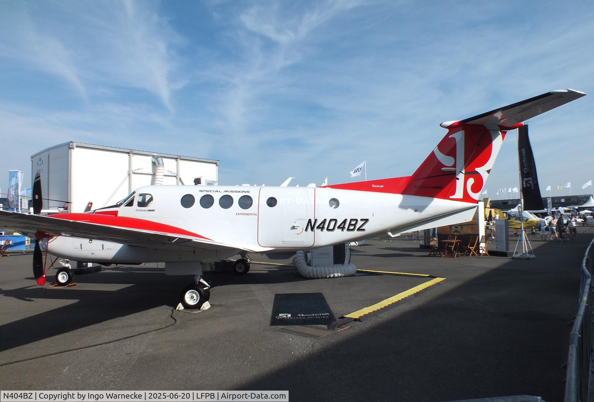 N404BZ, 2022 Beechcraft B200 CGT King Air 260C C/N BZ-4, Beechcraft B200 King Air 260C Special Missions at the Aerosalon 2025, Paris
