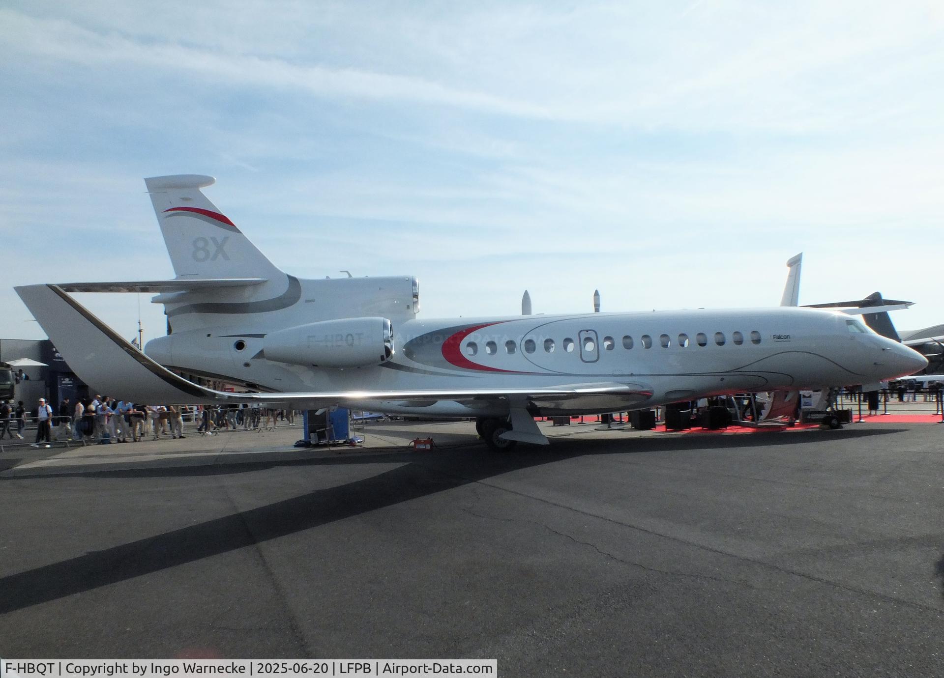 F-HBQT, DASSAULT AVIATION Falcon 8X C/N 505, Dassault Falcon 8X at the Aerosalon 2025, Paris