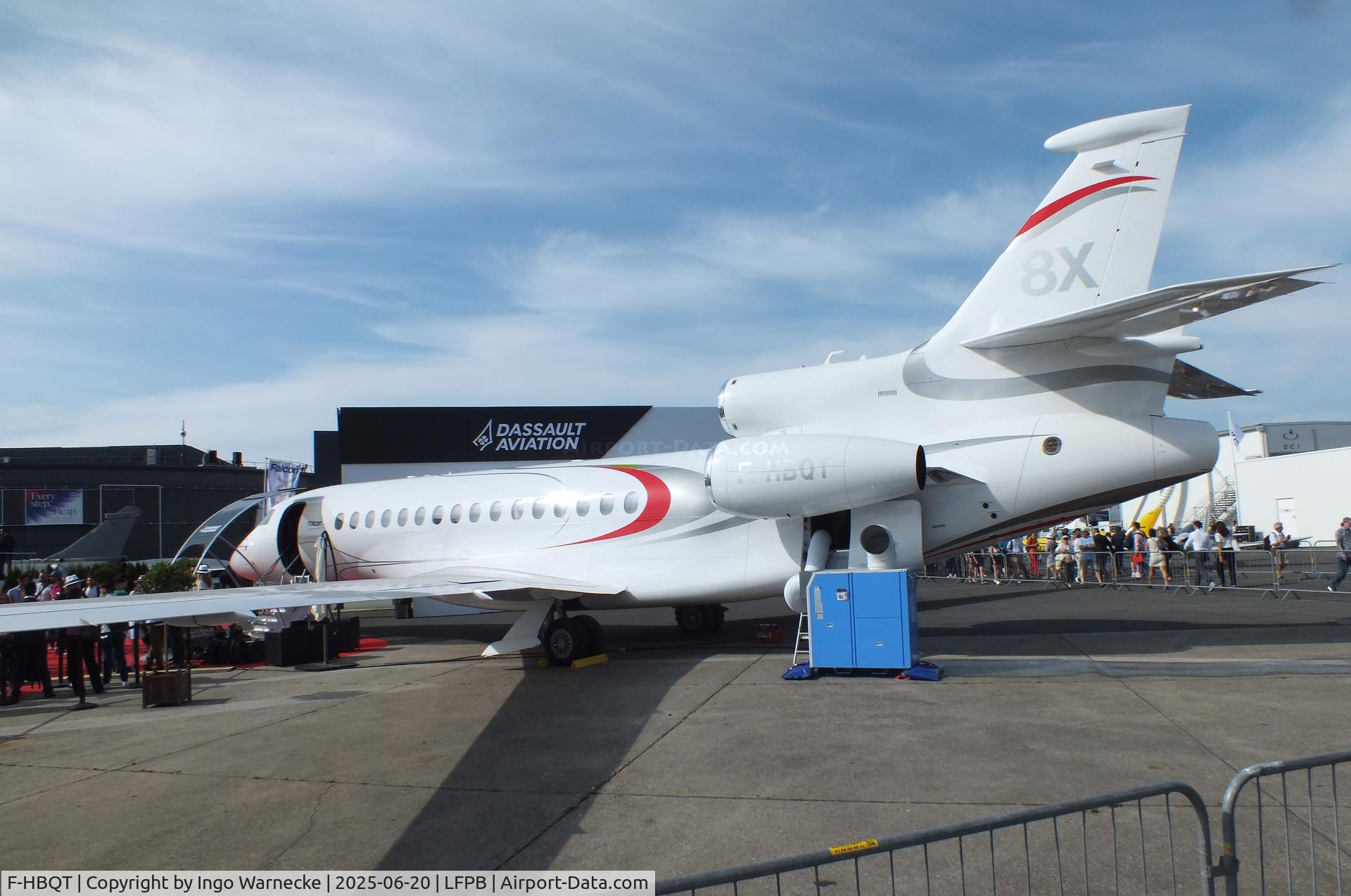 F-HBQT, DASSAULT AVIATION Falcon 8X C/N 505, Dassault Falcon 8X at the Aerosalon 2025, Paris