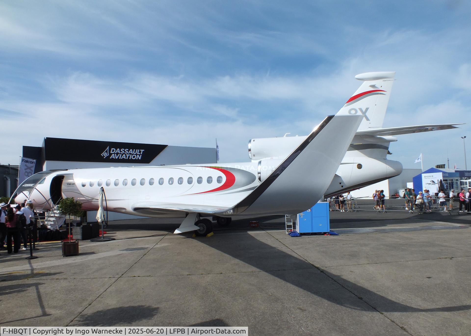 F-HBQT, DASSAULT AVIATION Falcon 8X C/N 505, Dassault Falcon 8X at the Aerosalon 2025, Paris