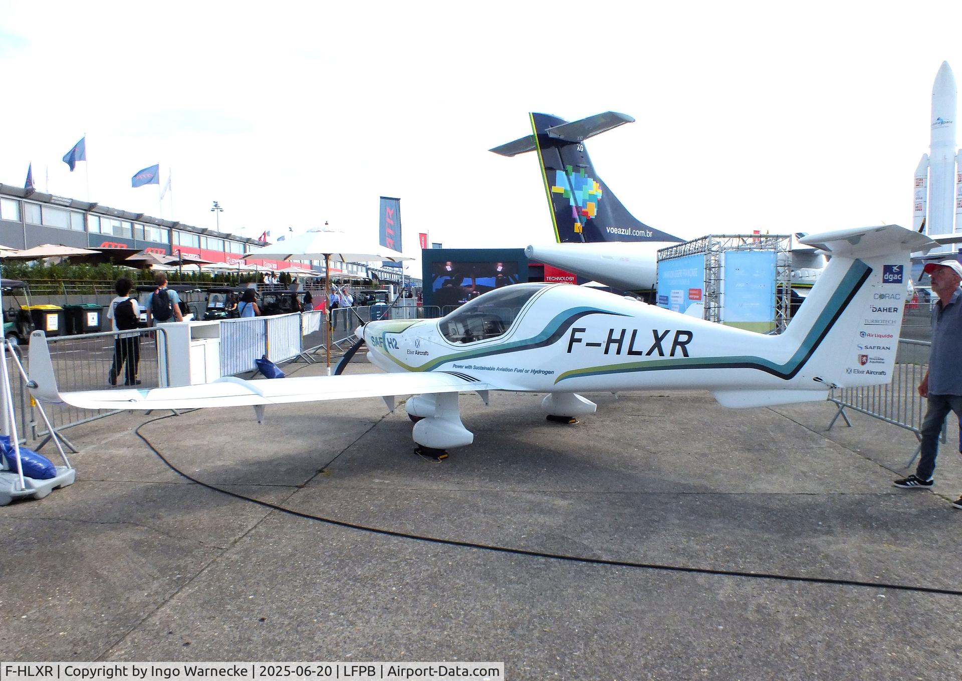 F-HLXR, 2017 Elixir Aircraft LSA C/N 001, Elixir Aircraft Elixir (now with Turbotech TP-R90 turboprop, ready for SAF/Hydrogen) at the Aerosalon 2025, Paris