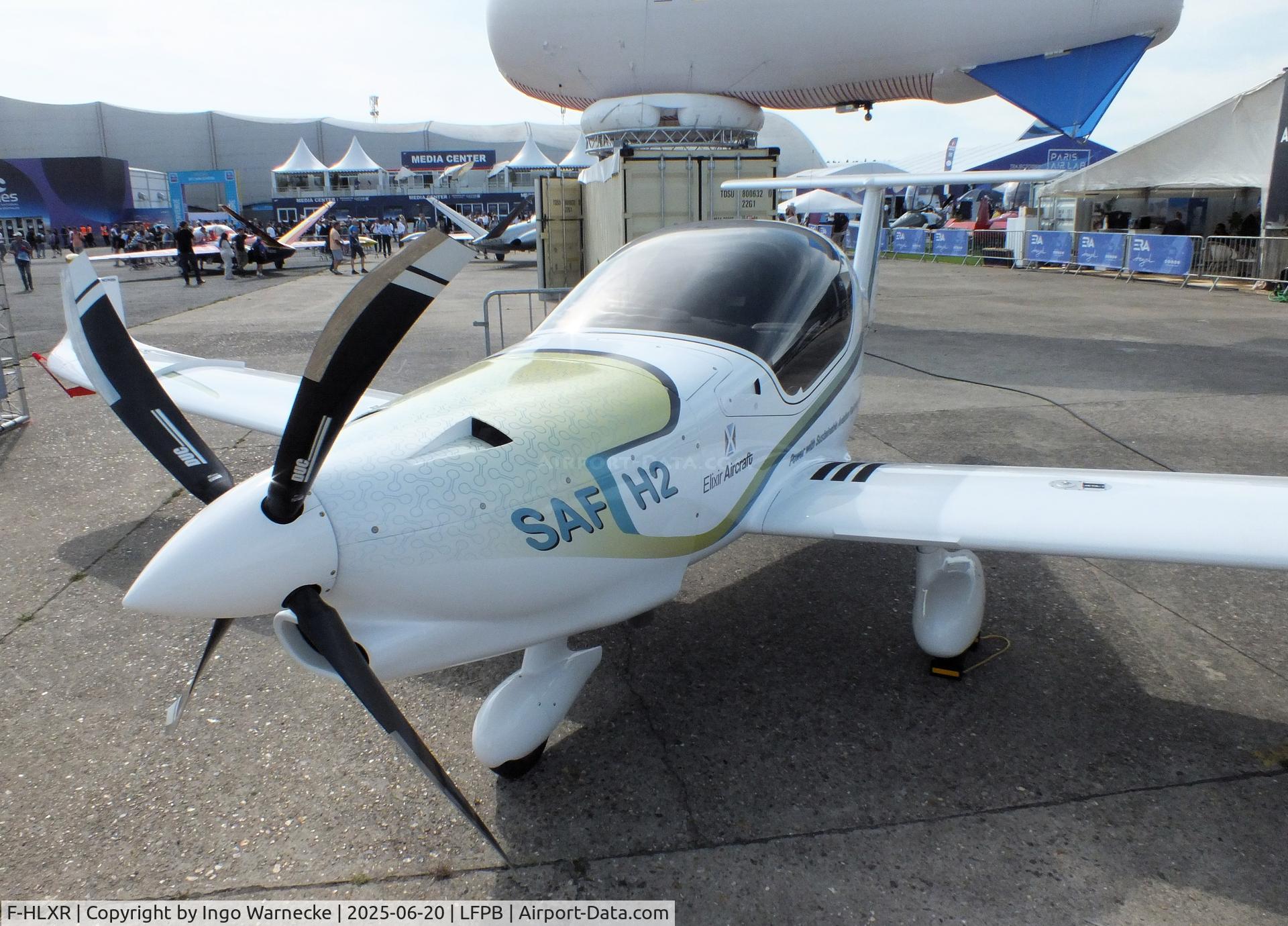 F-HLXR, 2017 Elixir Aircraft LSA C/N 001, Elixir Aircraft Elixir (now with Turbotech TP-R90 turboprop, ready for SAF/Hydrogen) at the Aerosalon 2025, Paris