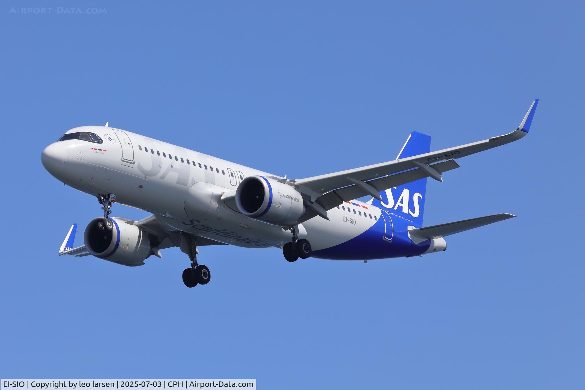 EI-SIO, 2022 Airbus A320-251N C/N 10813, Copenhagen 3.7.2025 l/d R-30