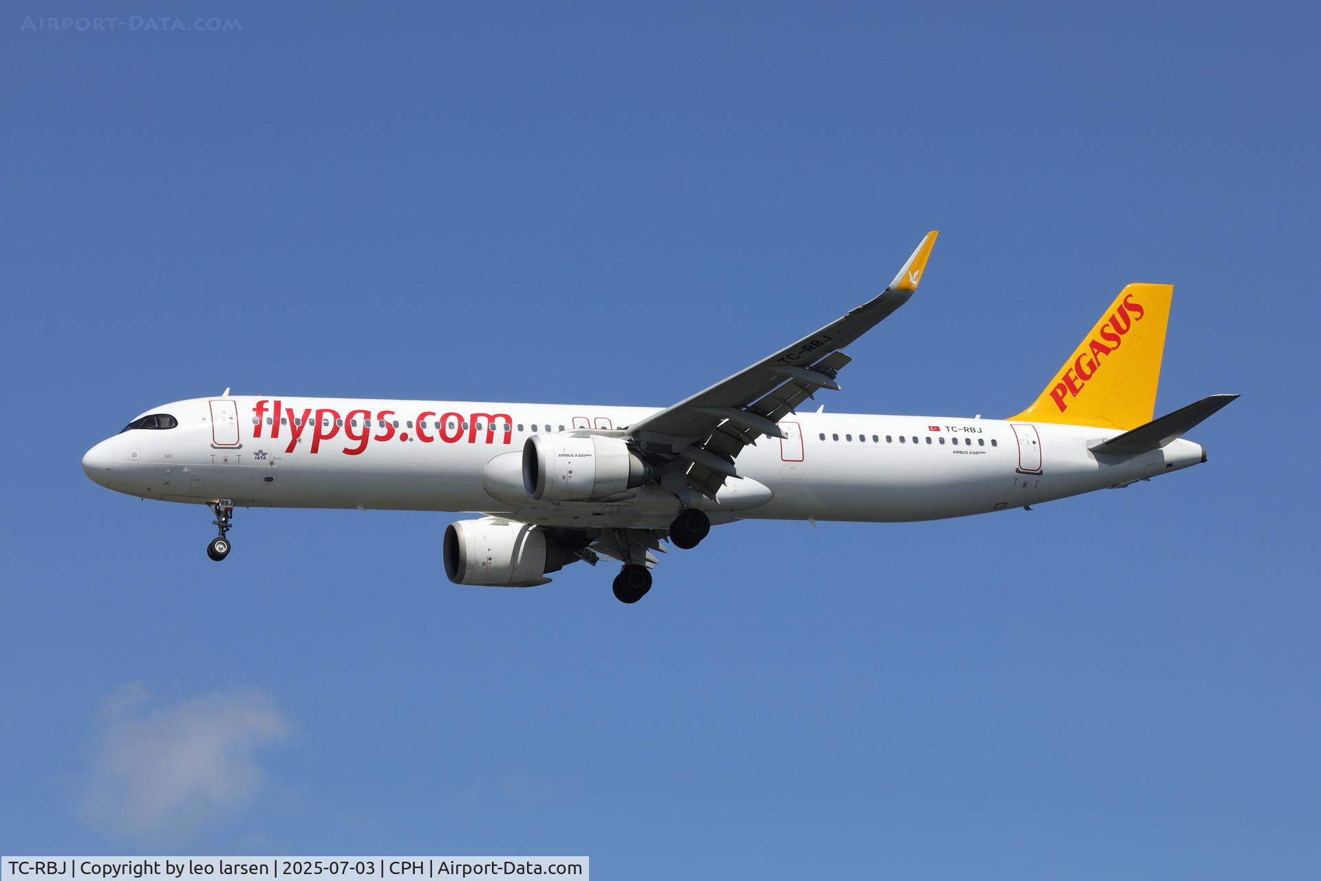 TC-RBJ, 2022 Airbus A321-251NX C/N 10639, Copenhagen 3.7.2025-