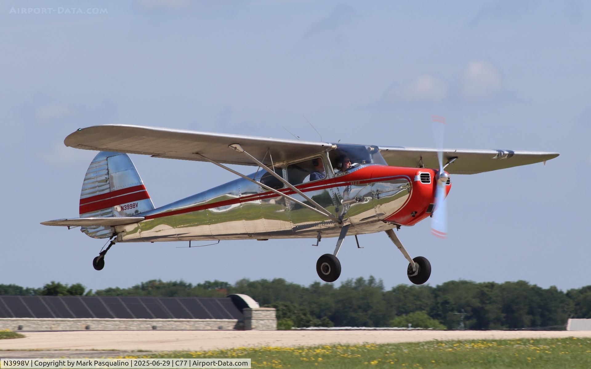 N3998V, 1948 Cessna 170 C/N 18317, Cessna 170