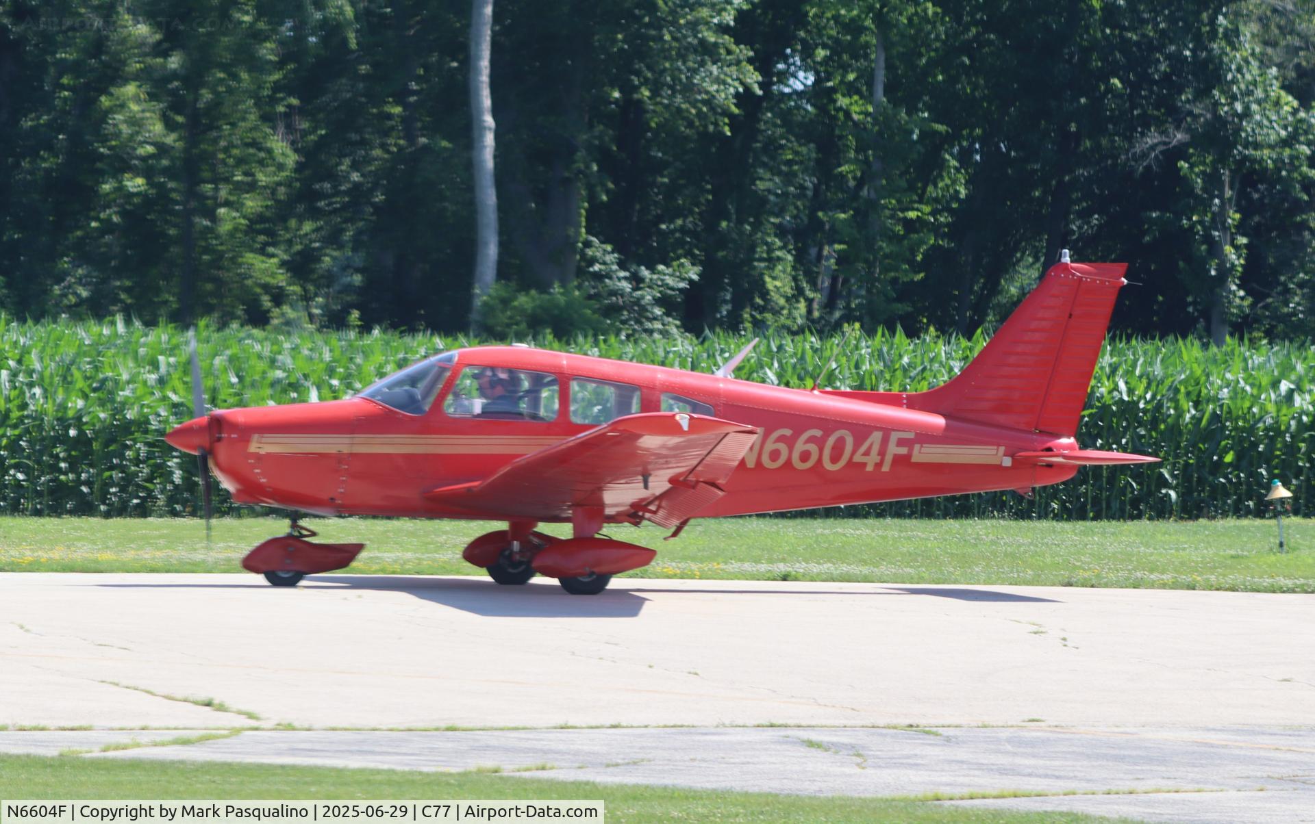 N6604F, 1976 Piper PA-28-151 C/N 28-7715169, Piper PA-28-151