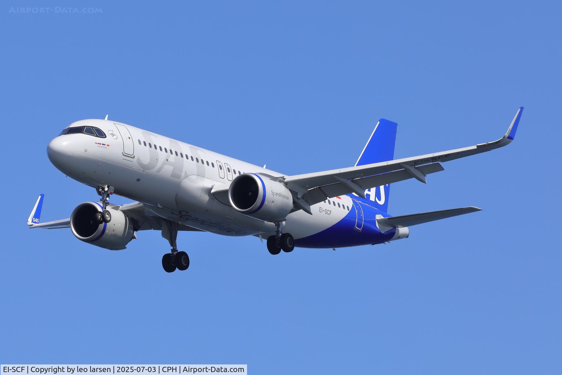EI-SCF, 2025 Airbus A320-251N C/N 12528, Copenhagen 3.7.2025