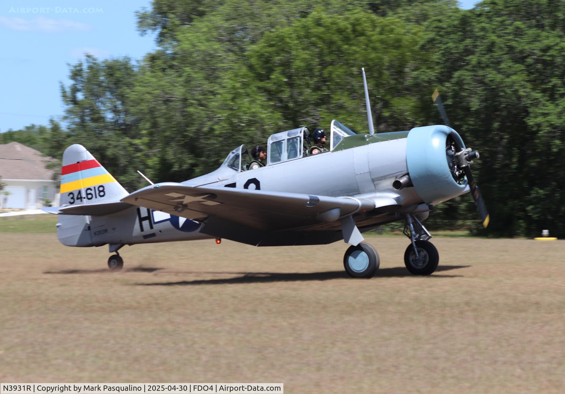 N3931R, North American AT-6B Texan C/N 84-923, North American AT-6B
