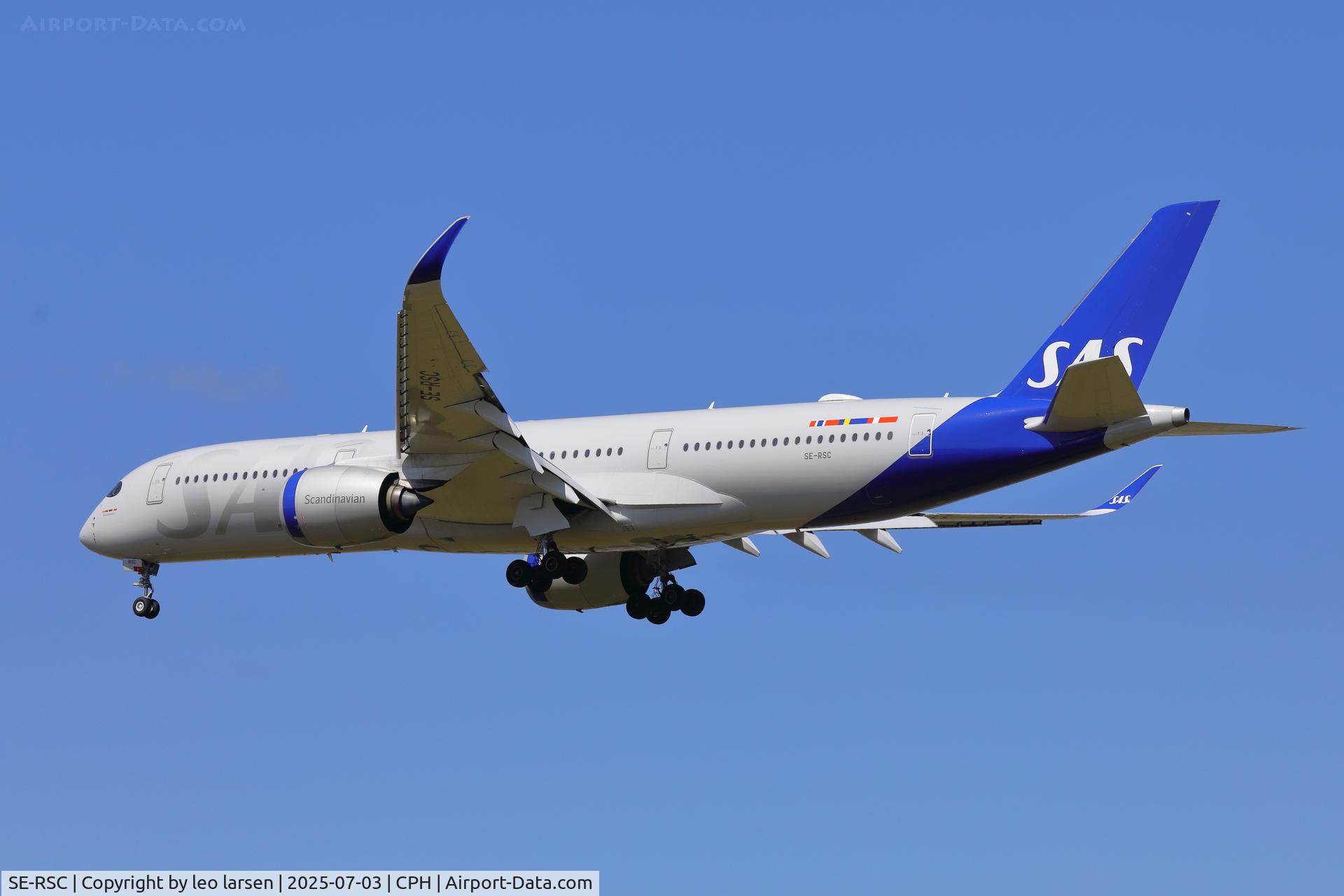 SE-RSC, 2020 Airbus A350-941 C/N 391, Copenhagen  3.7.2025 l/d R-30