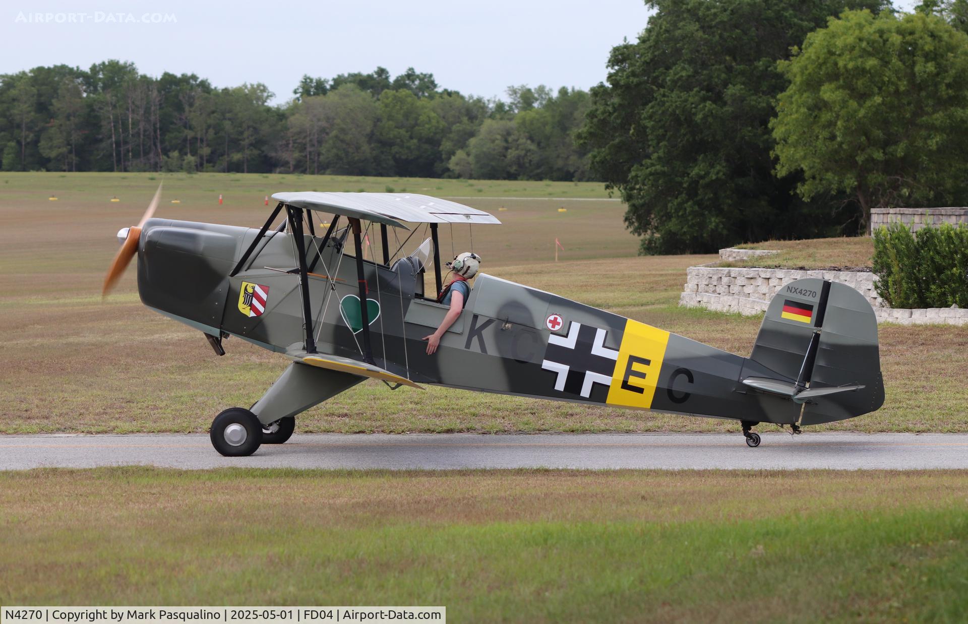 N4270, 1959 CASA 1-131 Jungmann C/N E3B-427, CASA 1-131 Jungmann