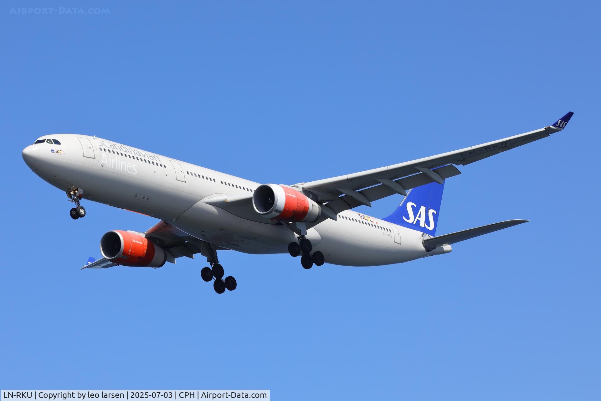 LN-RKU, 2016 Airbus A330-343 C/N 1715, Copenhagen 3.7.2025 L/D R-30
