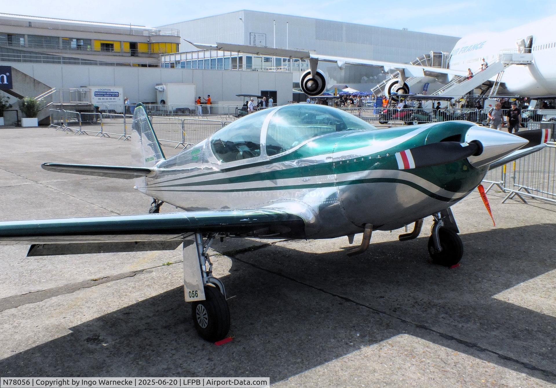 N78056, 1947 Temco GC-1B Swift C/N 2056, Temco GC-1B Swift at the Aerosalon 2025, Paris