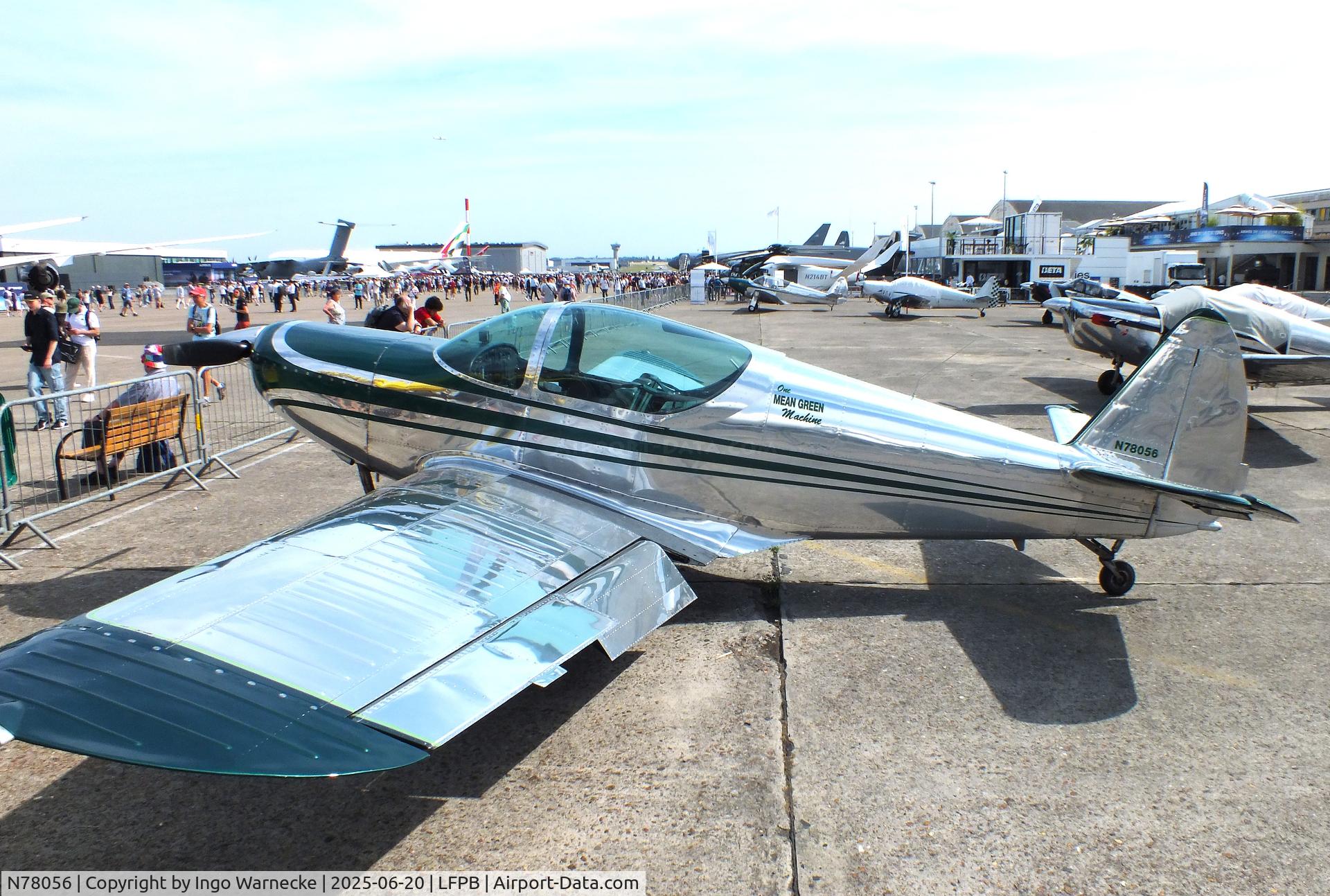 N78056, 1947 Temco GC-1B Swift C/N 2056, Temco GC-1B Swift at the Aerosalon 2025, Paris