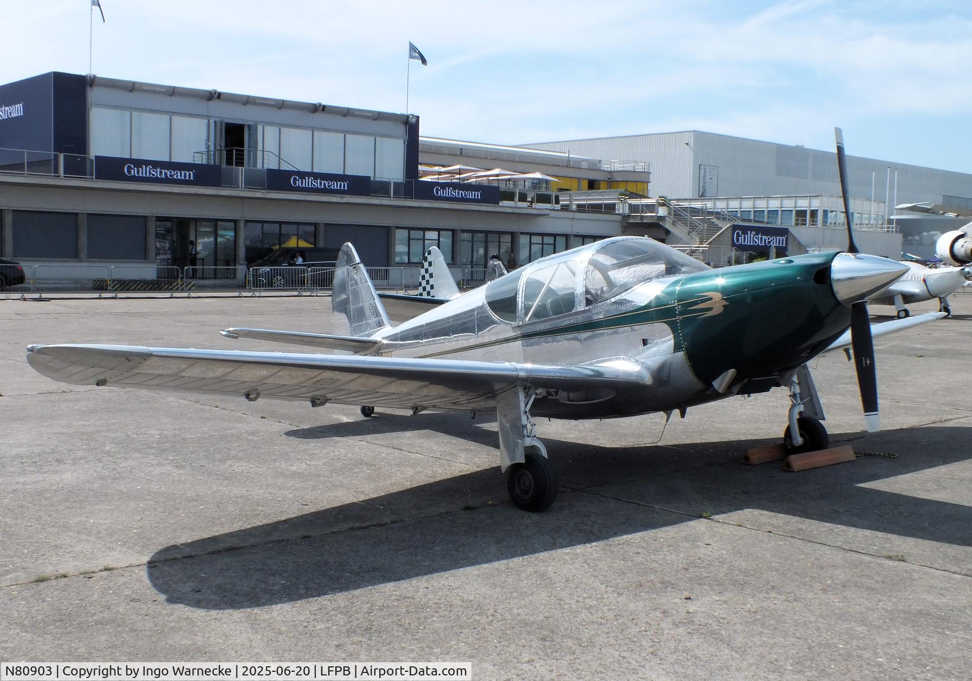 N80903, 1946 Globe GC-1B Swift C/N 306, Globe GC-1B Swift at the Aerosalon 2025, Paris