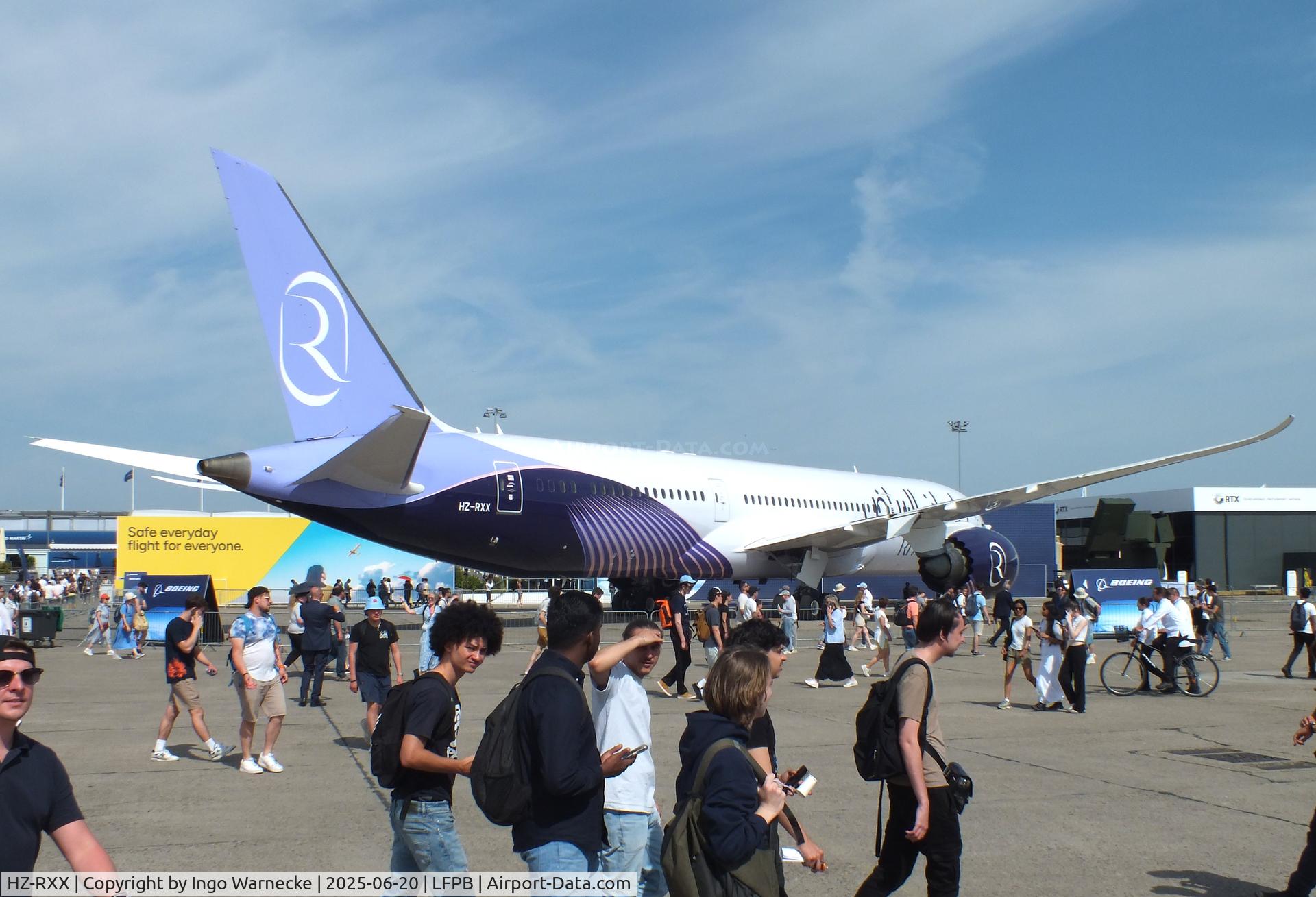 HZ-RXX, 2017 Boeing 787-9 Dreamliner Dreamliner C/N 38892, Boeing 787-9 Dreamliner of Riyadh Air at the Aerosalon 2025, Paris