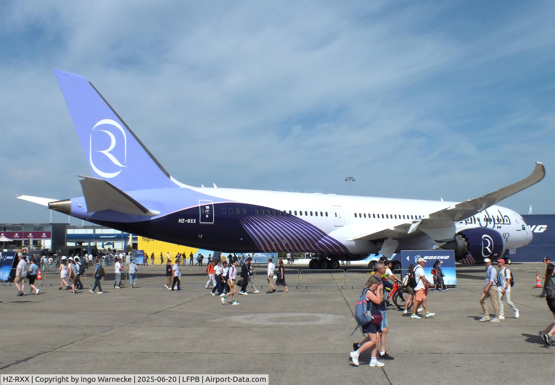 HZ-RXX, 2017 Boeing 787-9 Dreamliner Dreamliner C/N 38892, Boeing 787-9 Dreamliner of Riyadh Air at the Aerosalon 2025, Paris