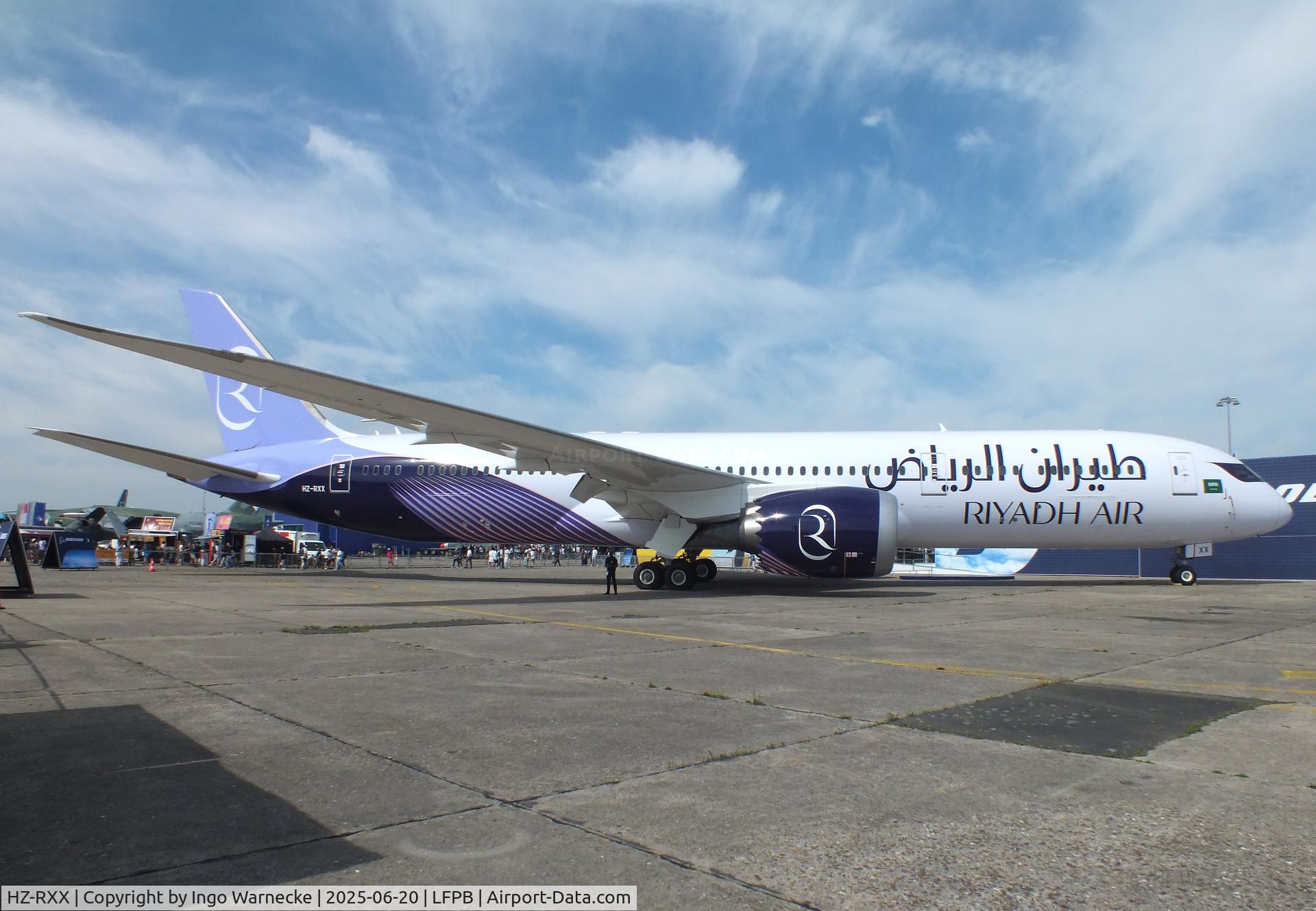 HZ-RXX, 2017 Boeing 787-9 Dreamliner Dreamliner C/N 38892, Boeing 787-9 Dreamliner of Riyadh Air at the Aerosalon 2025, Paris