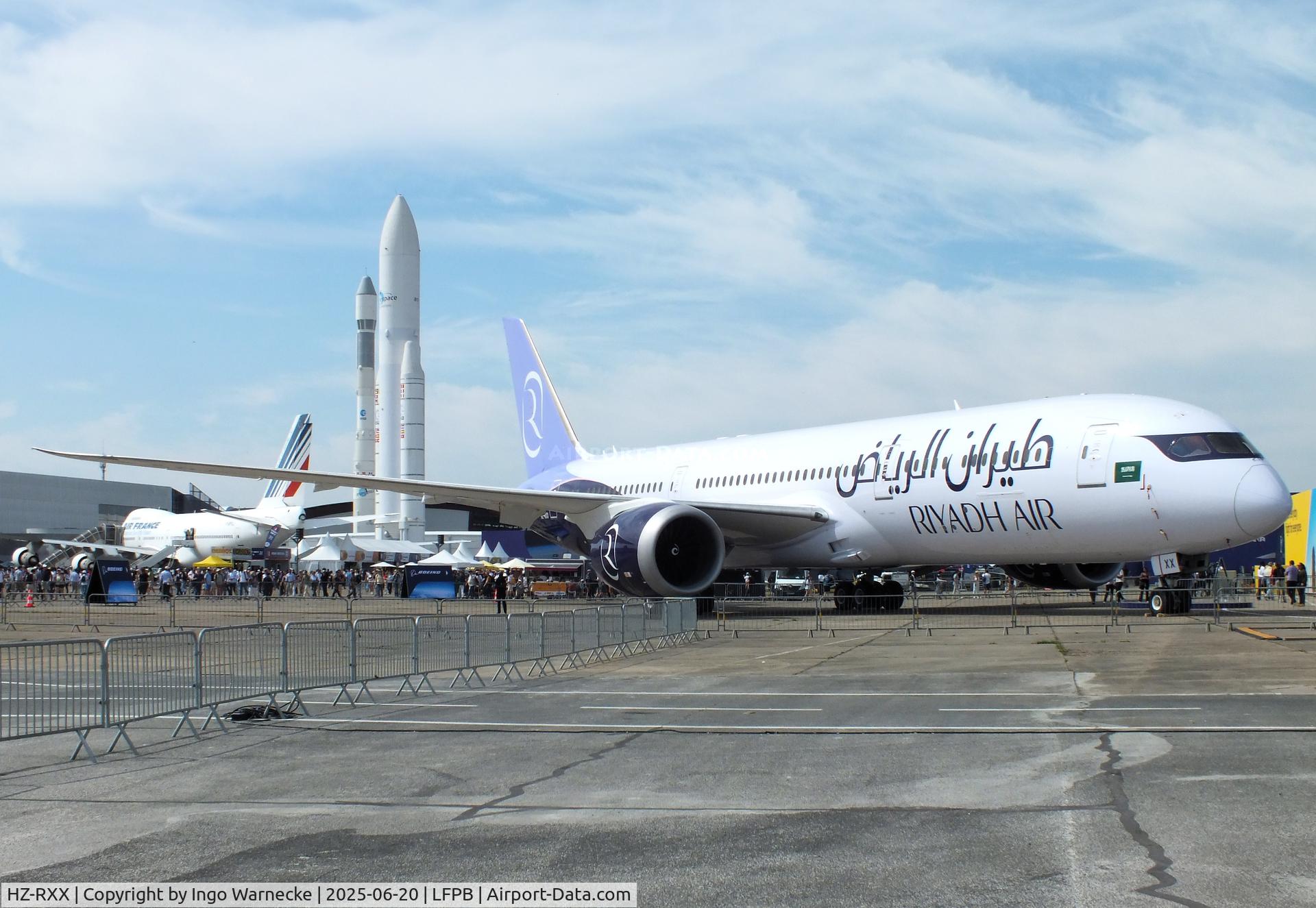 HZ-RXX, 2017 Boeing 787-9 Dreamliner Dreamliner C/N 38892, Boeing 787-9 Dreamliner of Riyadh Air at the Aerosalon 2025, Paris
