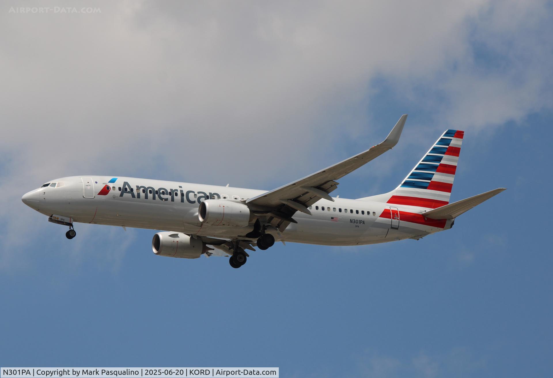 N301PA, 2016 Boeing 737-800 C/N 31255, Boeing 737-823