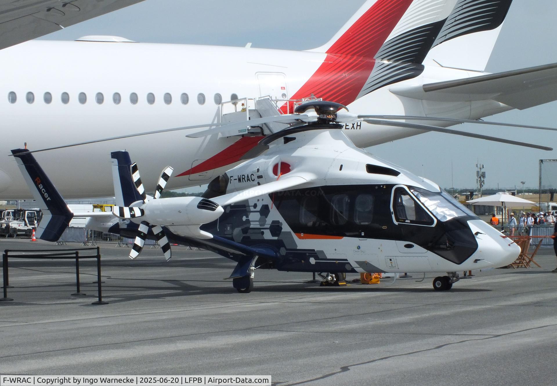 F-WRAC, 2022 Airbus Helicopters H160 Racer C/N 01, Airbus Helicopters H160 Racer at the Aerosalon 2025, Paris