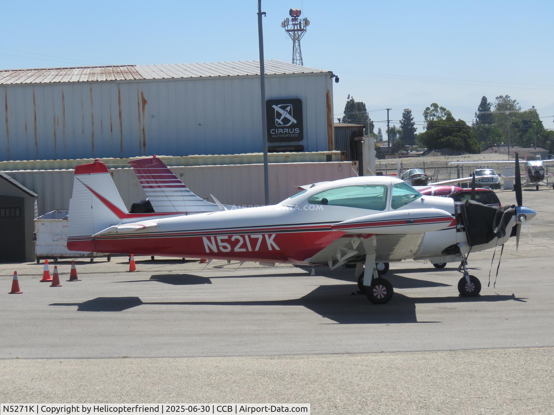 N5271K, Ryan NAVION B C/N NAV-4-2171B, Being worked on