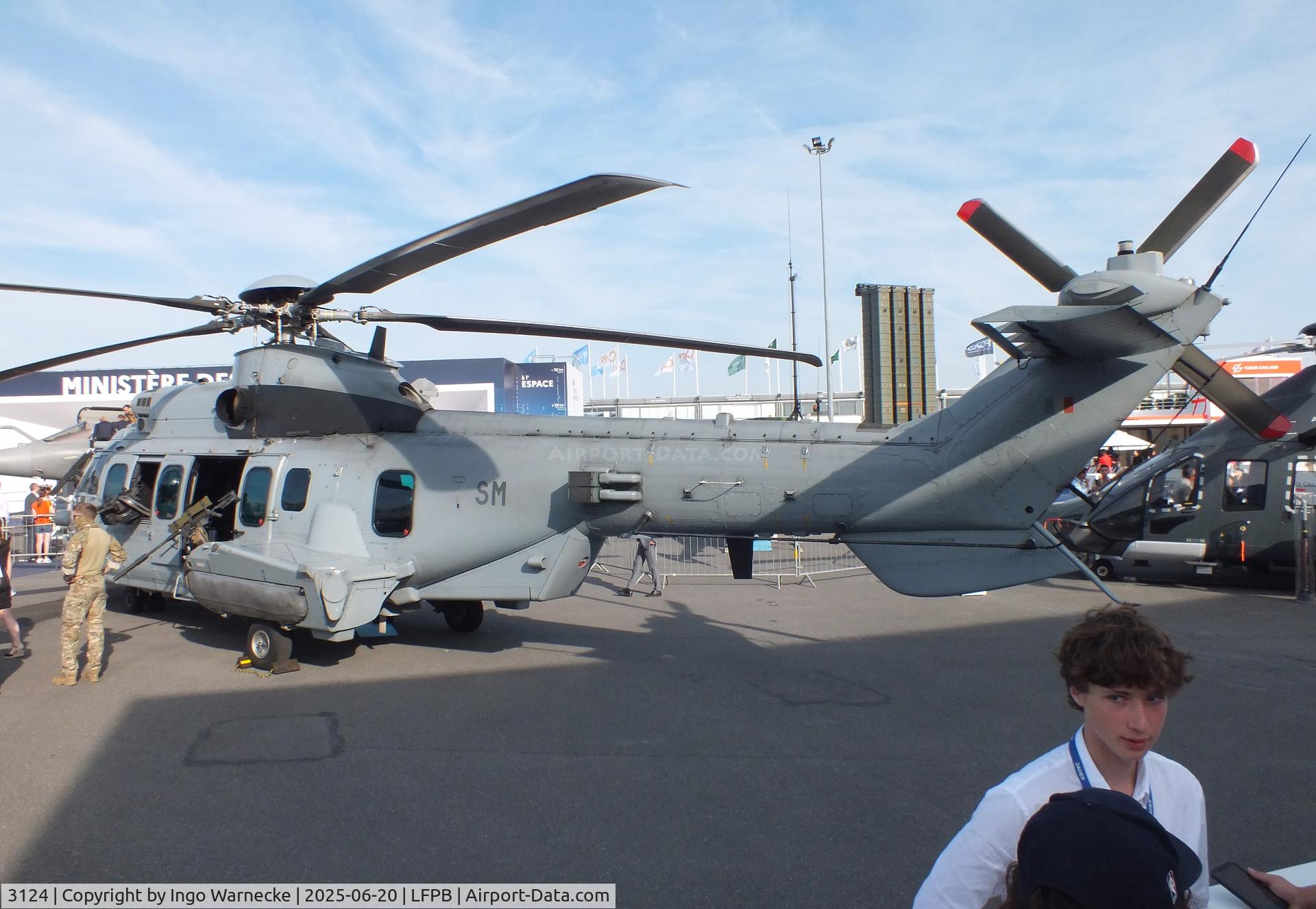 3124, 2023 Airbus Helicopters H225M C/N 3124, Airbus Helicopters H225M Caracal at the Aerosalon 2025, Paris