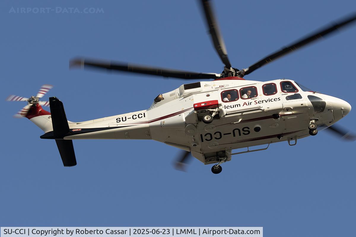SU-CCI, AgustaWestland AW-139 C/N 31889, Runway 23