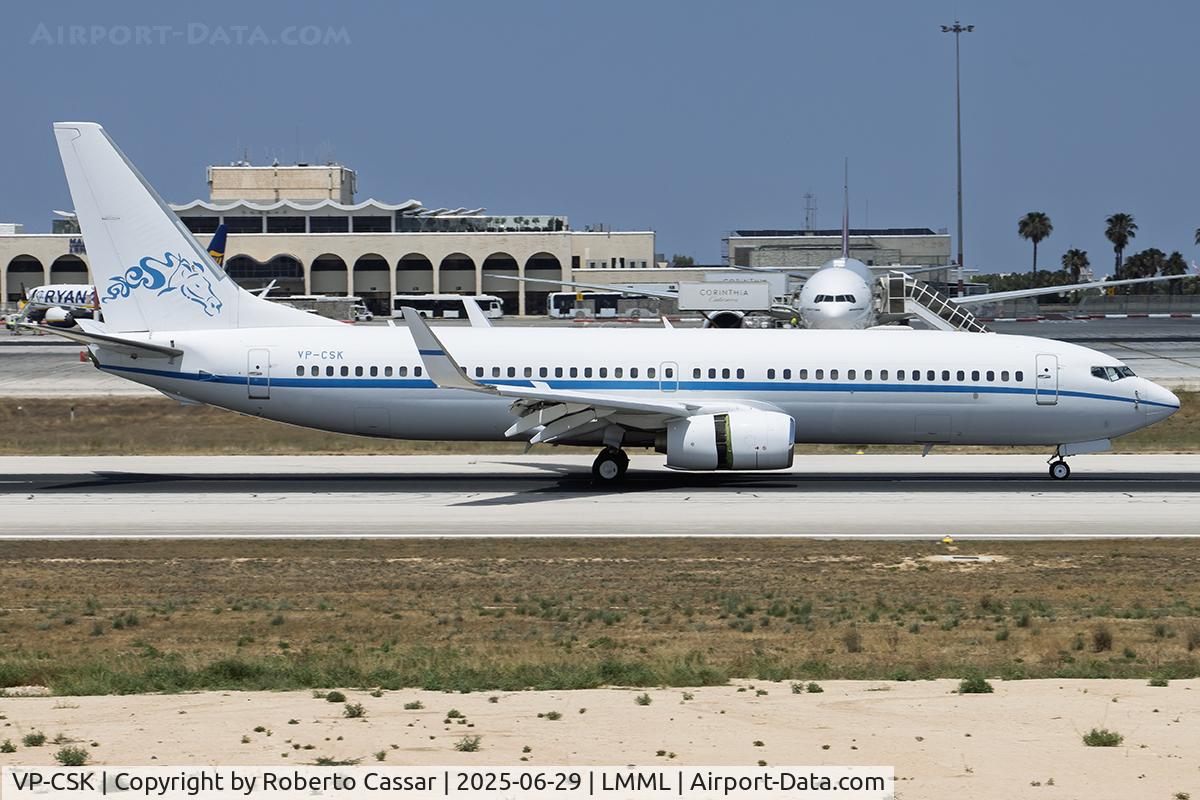 VP-CSK, 2005 Boeing 737-8GG C/N 34620, Runway 13