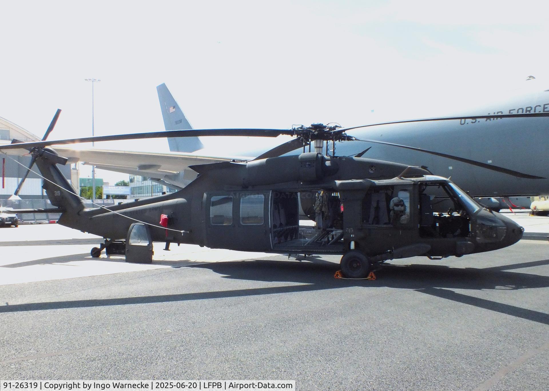91-26319, Sikorsky UH-60L Black Hawk C/N 701615, Sikorsky UH-60L Black Hawk of the US Army at the Aerosalon 2025, Paris