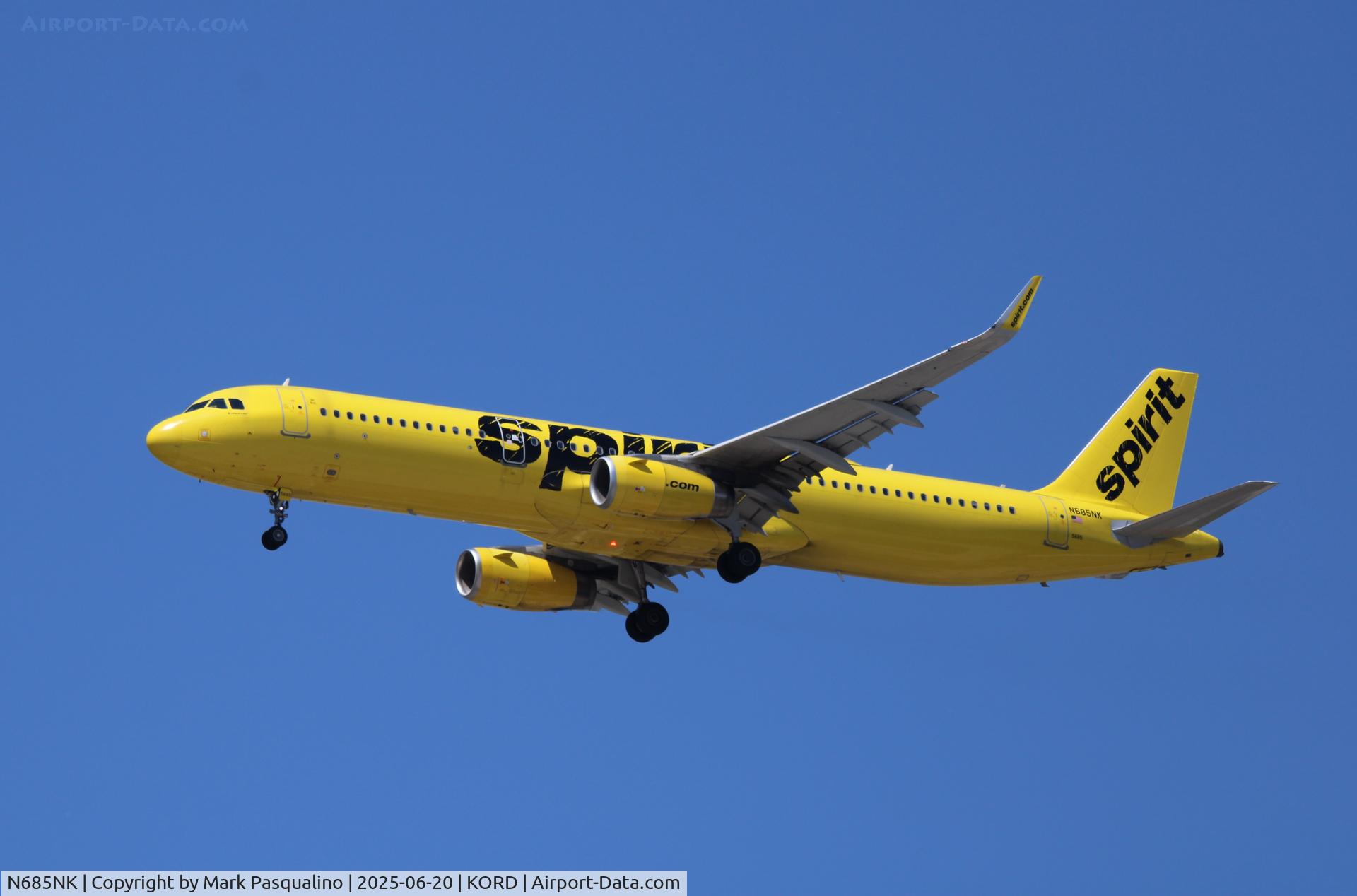 N685NK, 2018 Airbus A321-231 C/N 8115, Airbus A321-231
