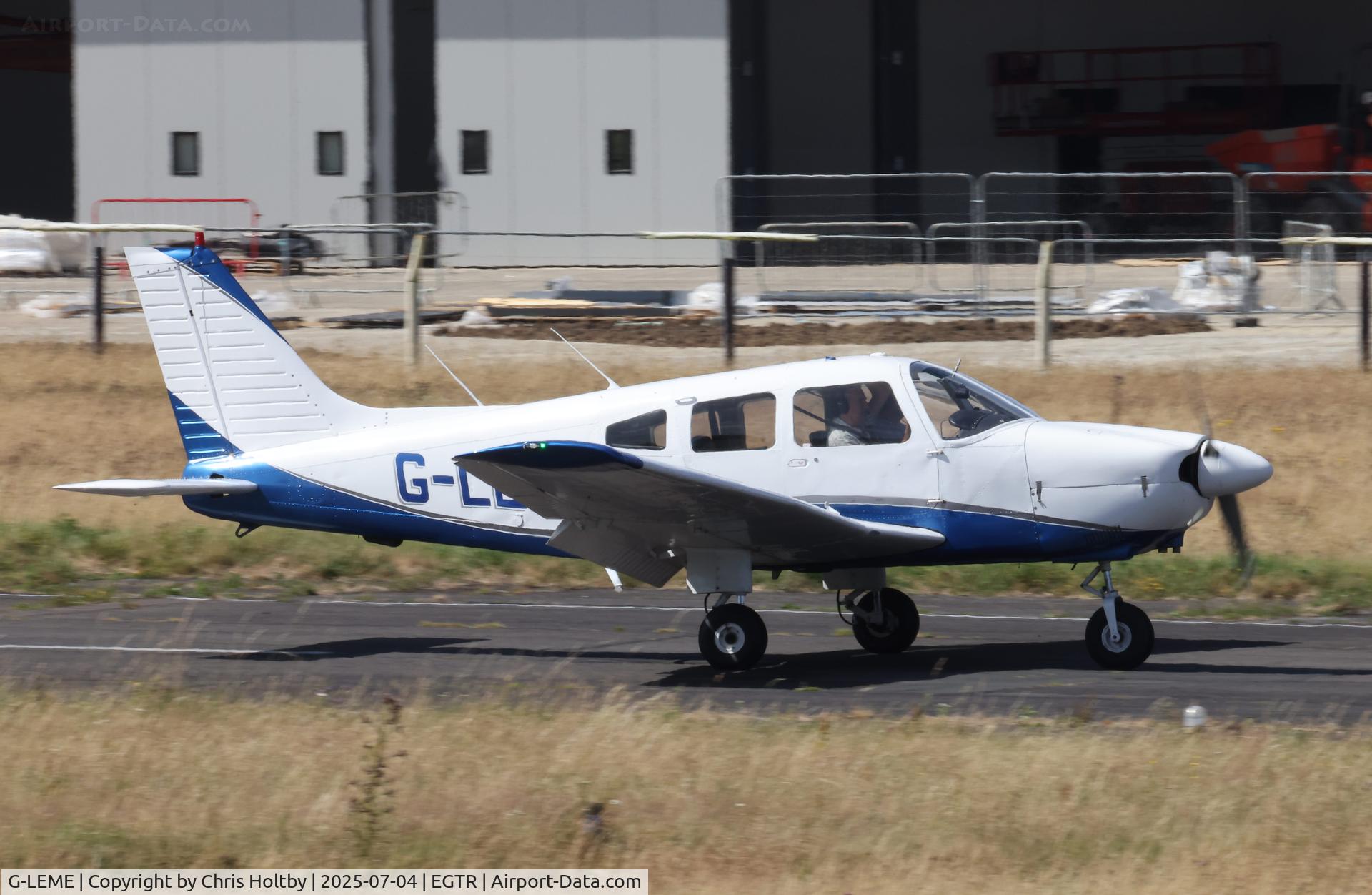 G-LEME, 1986 Piper PA-28-181 Cherokee Archer II C/N 28-8690017, Landing at Elstree (EGTR)