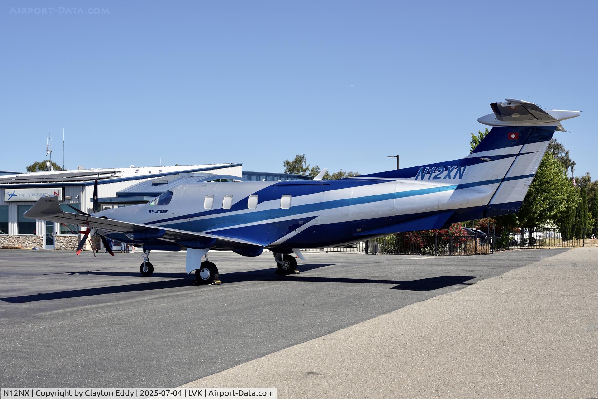N12NX, 2017 Pilatus PC-12/47E C/N 1738, 4th July Livermore airport in California 2025