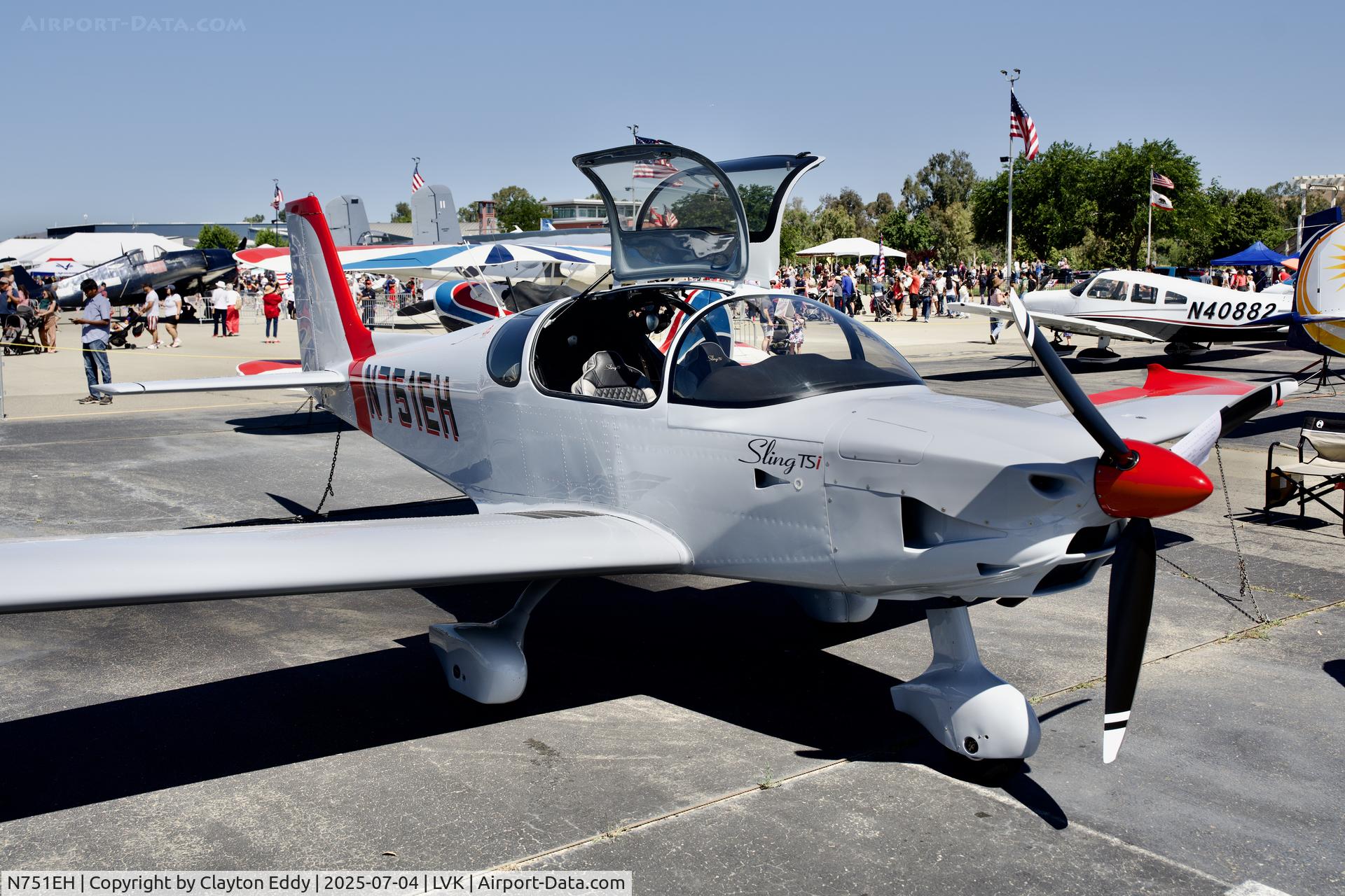 N751EH, 2024 Hefter Edward Sling TSI C/N 281SK, 4th July Livermore airport in California 2025