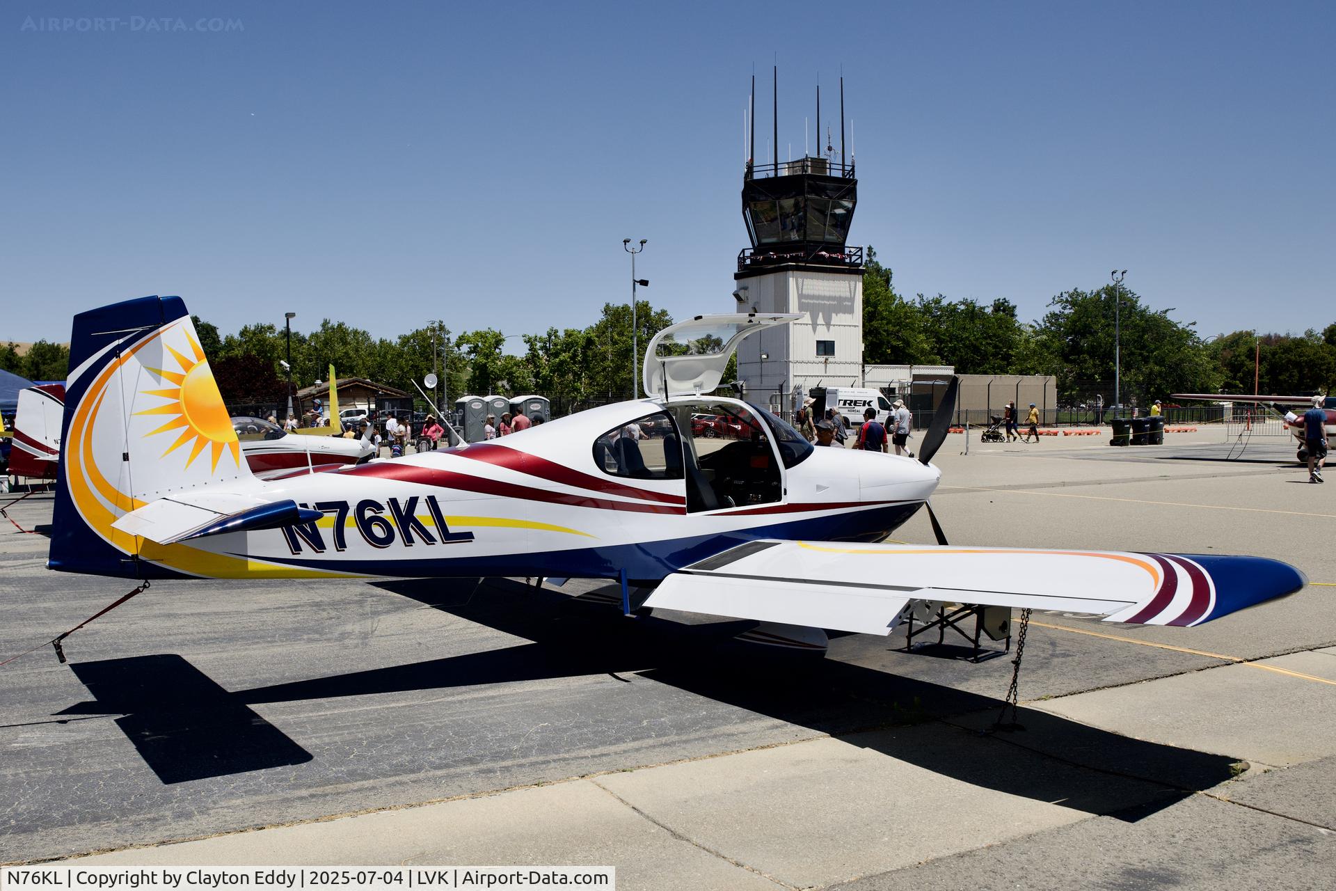 N76KL, 2019 Vans Aircraft Inc. RV-10 C/N 41678, 4th July Livermore airport in California 2025