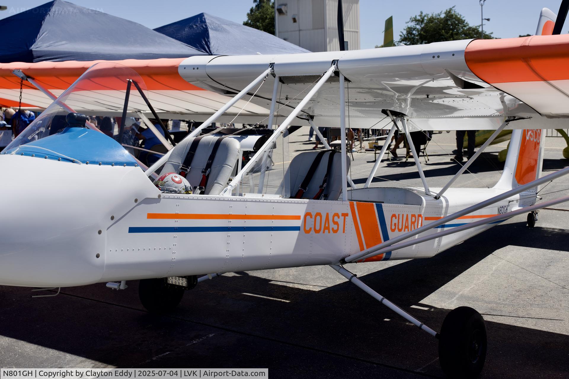 N801GH, 2023 Lockwood Aircraft Corp. Aircam C/N AC-180, 4th July Livermore airport in California 2025