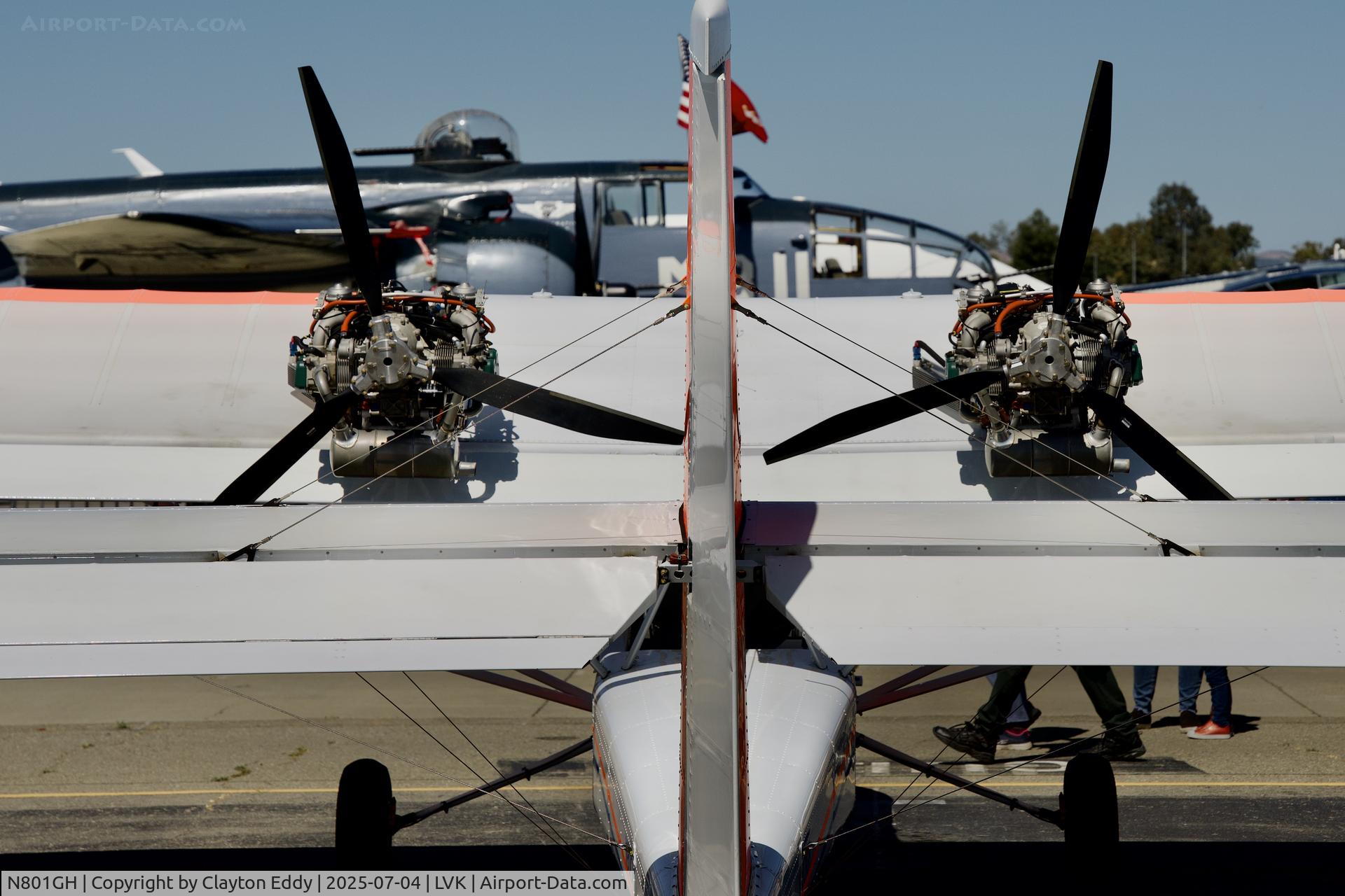 N801GH, 2023 Lockwood Aircraft Corp. Aircam C/N AC-180, 4th July Livermore airport in California 2025