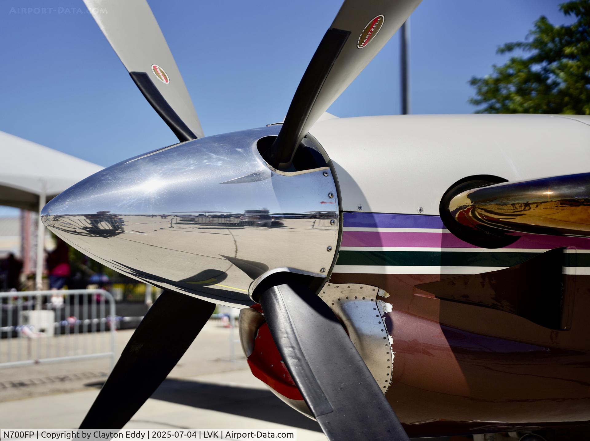 N700FP, 1999 Socata TBM-700A C/N 142, 4th July Livermore airport in California 2025