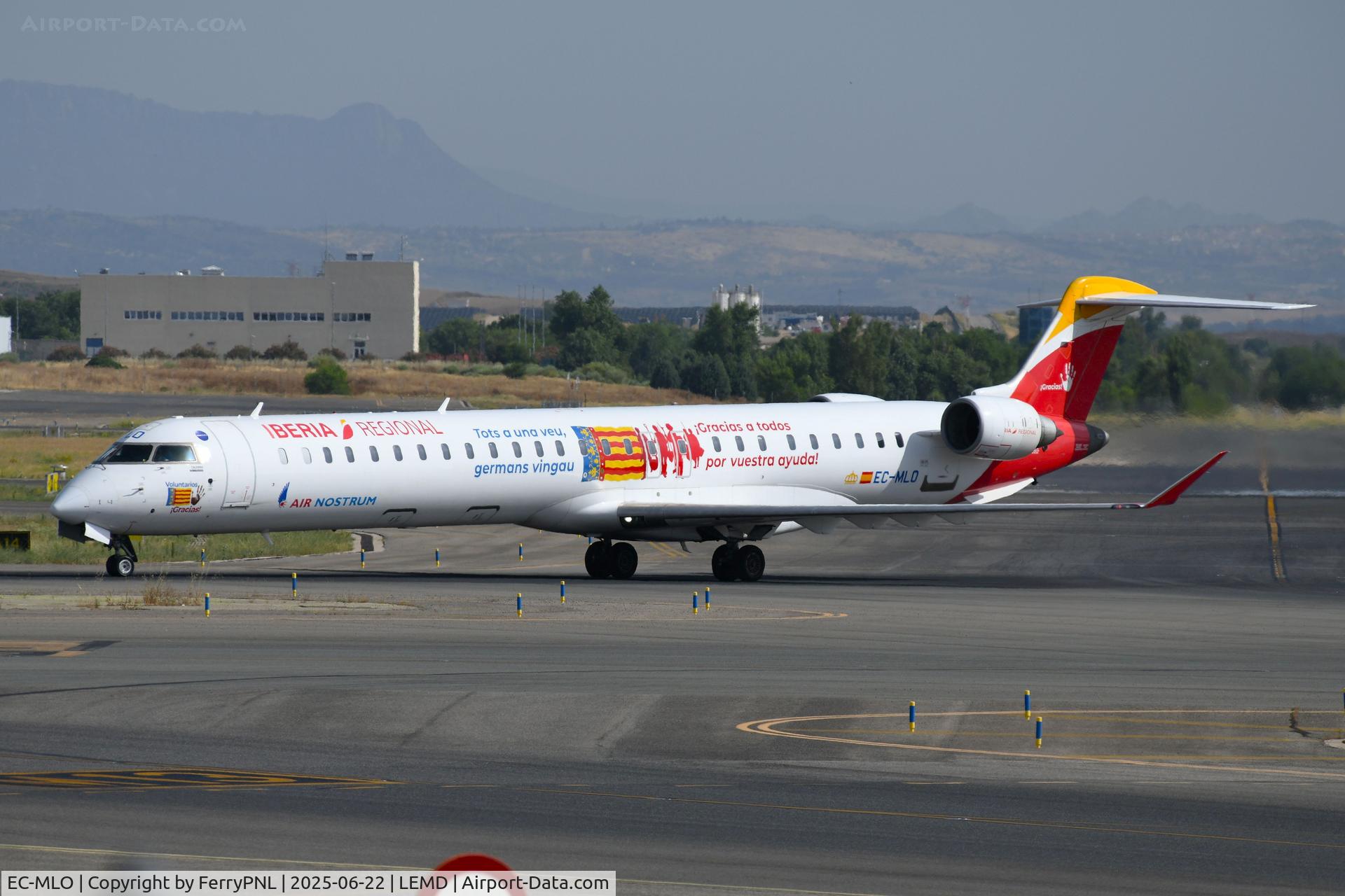 EC-MLO, 2016 Bombardier CRJ-1000 (CL-600-2E25) C/N 19050, Arrival of Iberia Regional CL1000