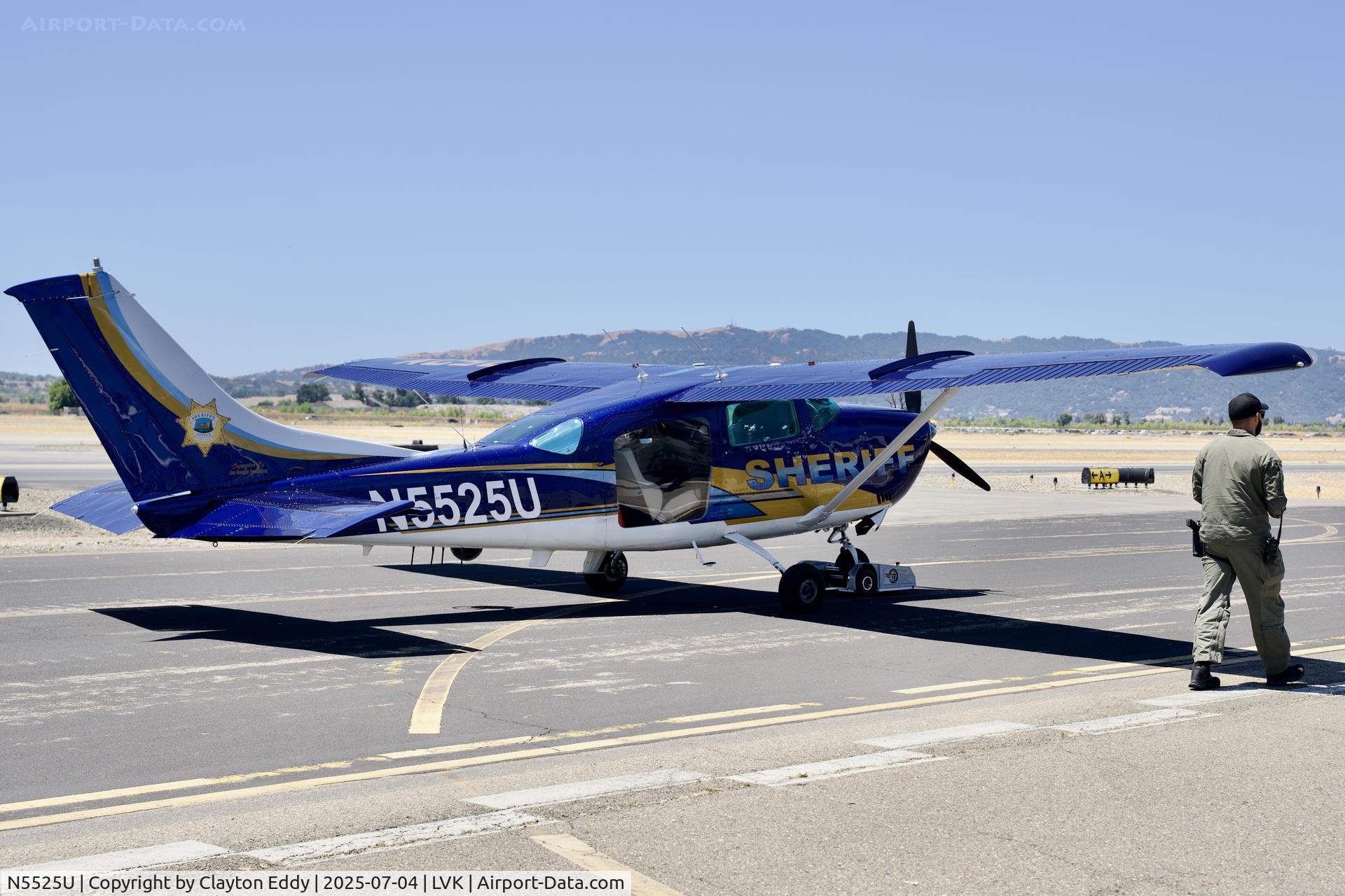 N5525U, 1979 Cessna U206G Stationair C/N U206-05311, 4th July Livermore airport in California 2025