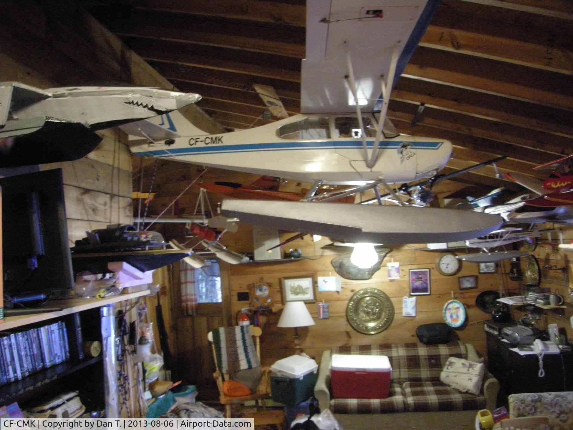 CF-CMK, 1948 Aeronca 7AC Champion C/N 7AC 7200, This was the last rendition of this model before it was lost in a fire. Converted to electric and flying on floats.