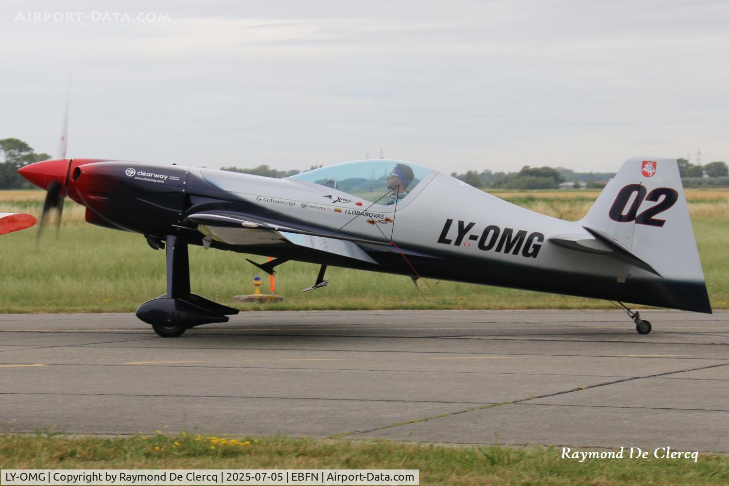 LY-OMG, XtremeAir XA-42 Sbach 342 C/N 103, At Koksijde BOACK aerobatics contest.