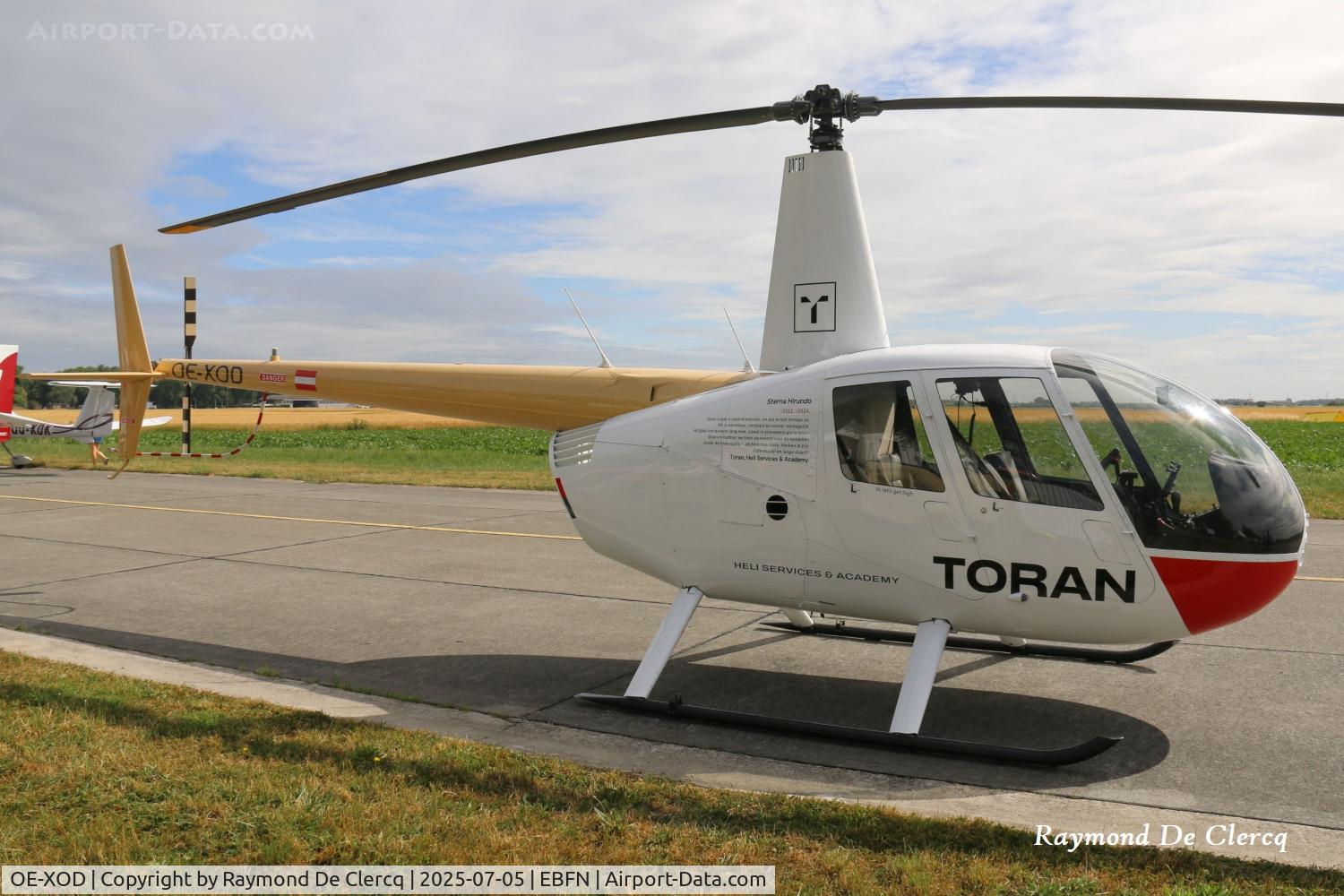 OE-XOD, 2012 Robinson R44 Raven II C/N 13320, At Koksijde BOACK.