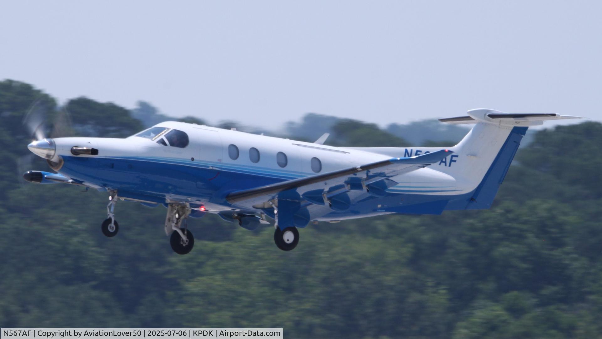 N567AF, 2015 Pilatus PC-12/47E C/N 1567, PlaneSense PC-12