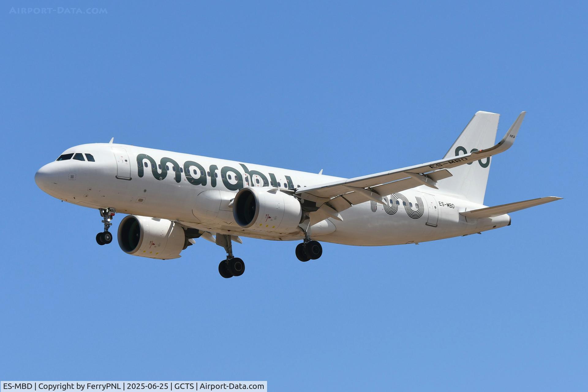ES-MBD, 2018 Airbus A320-271N C/N 8259, Arrival of Marabu Airlines A320N