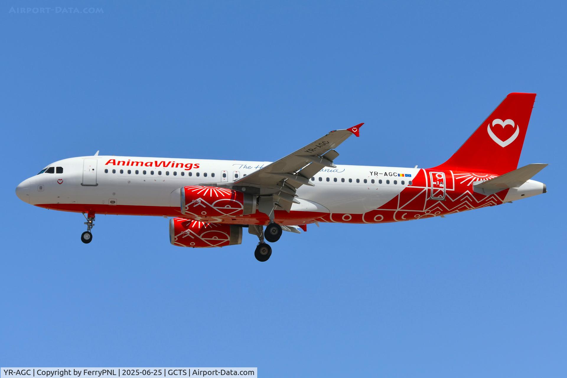 YR-AGC, 2009 Airbus A320-232 C/N 3621, Animawings A320 on short final