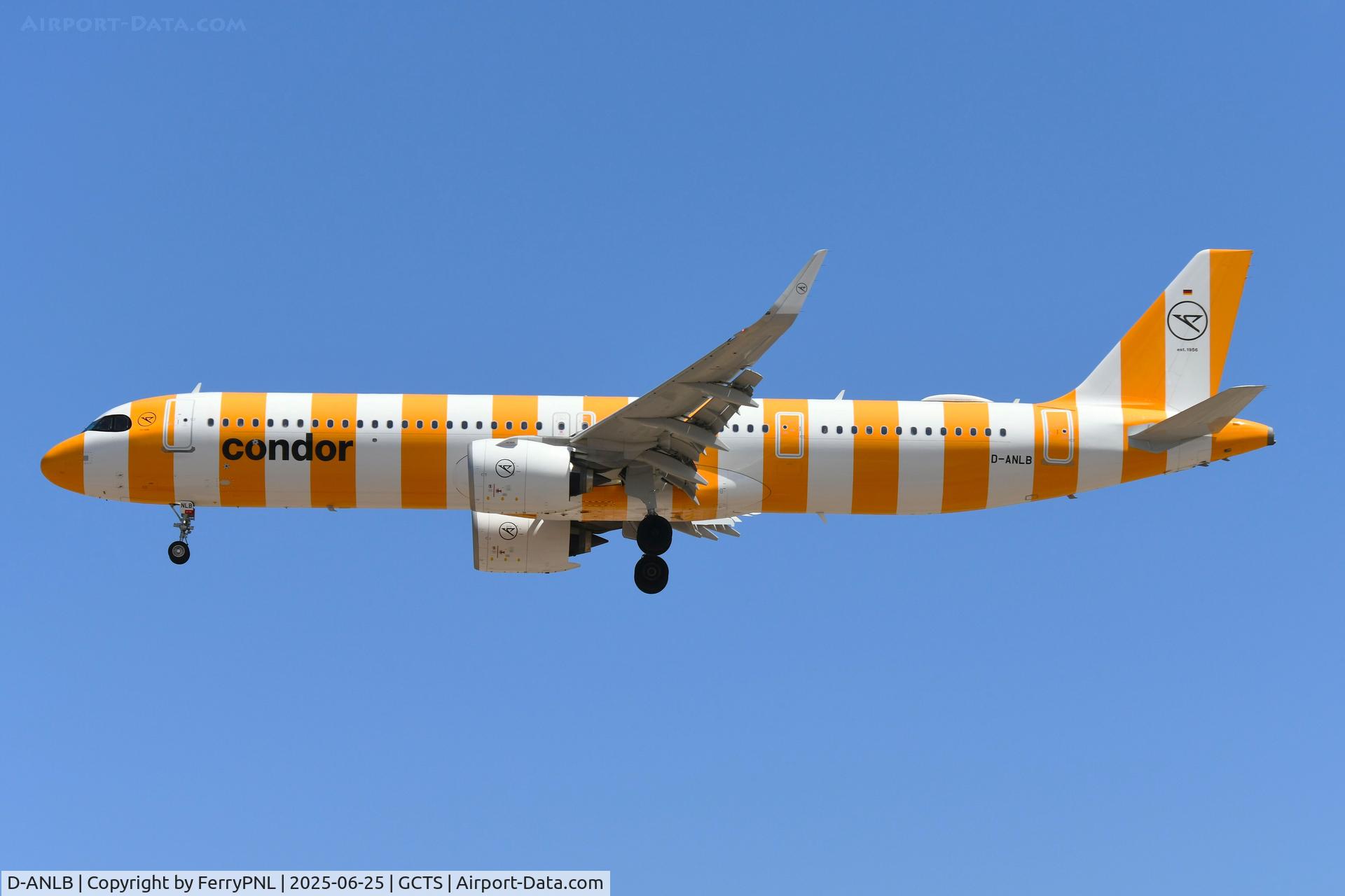 D-ANLB, 2024 Airbus A321-271NX C/N 12040, Condor A321N arriving in TFS