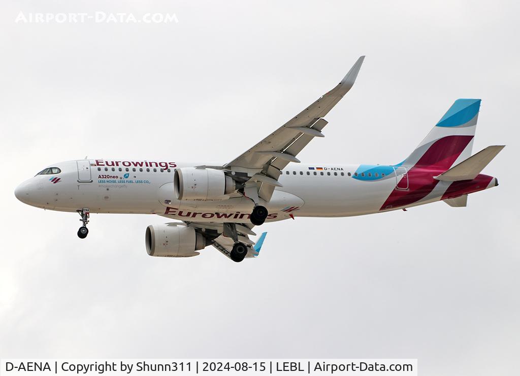 D-AENA, 2022 Airbus A320-251N C/N 10758, Landing rwy 24R
