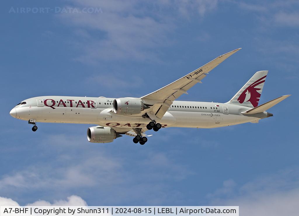 A7-BHF, 2019 Boeing 787-9 Dreamliner Dreamliner C/N 64209, Landing rwy 24R