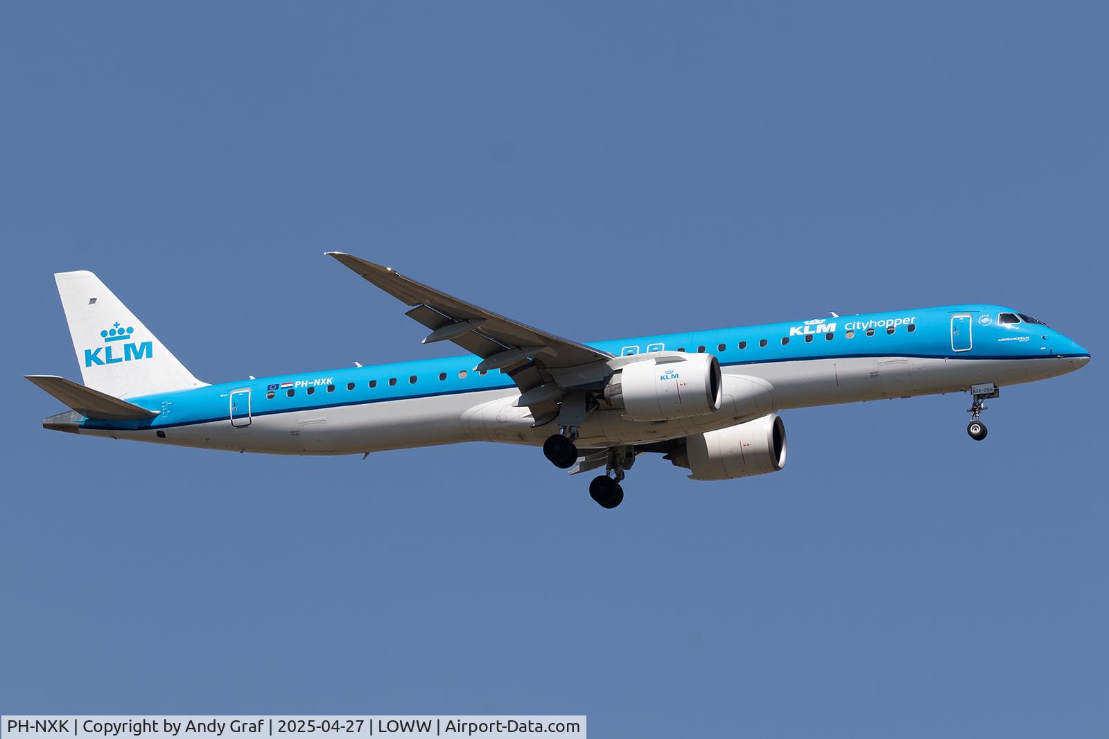 PH-NXK, 2022 Embraer E195-E2 C/N 19020066, KLM EMB195E2