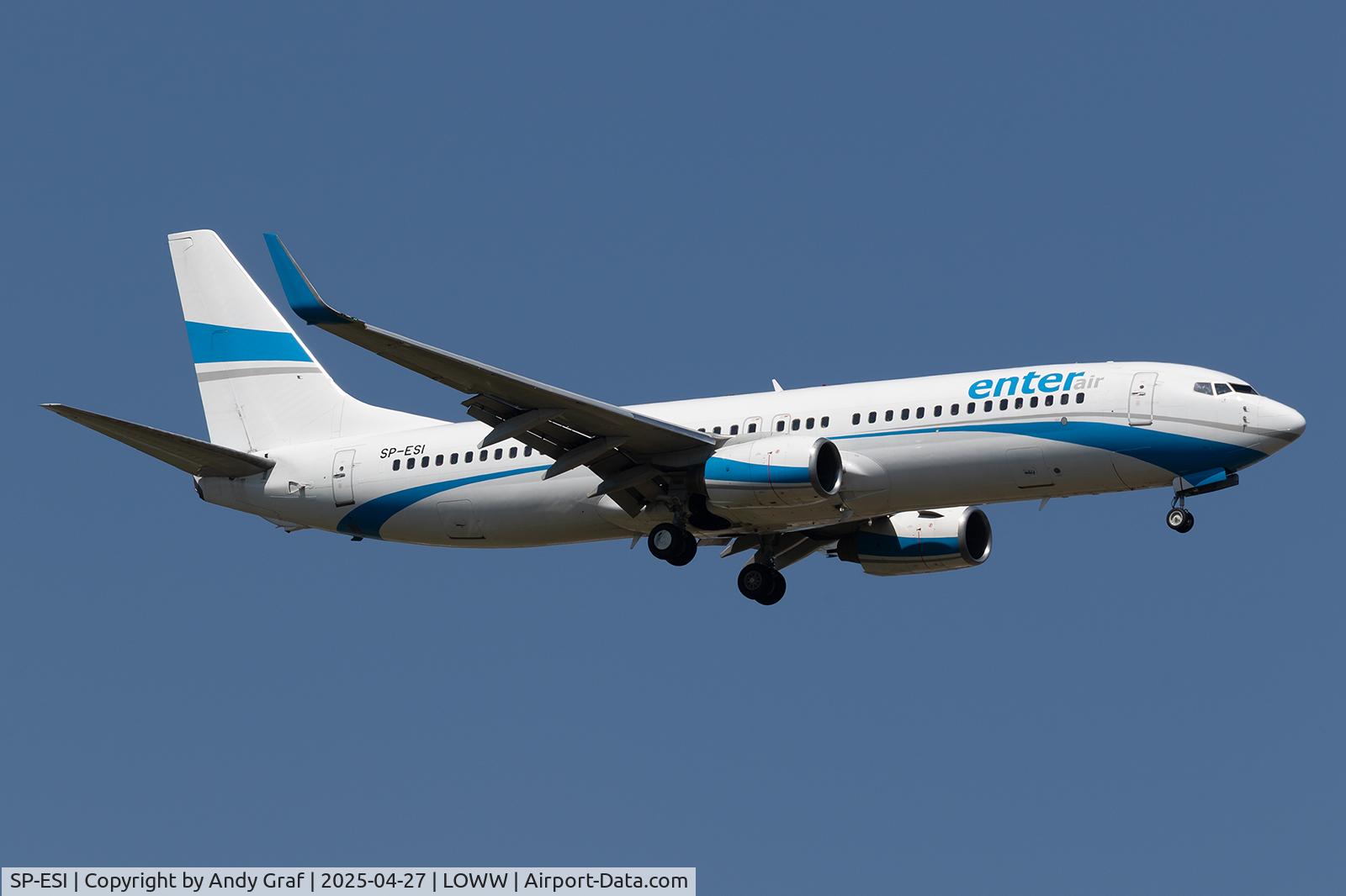 SP-ESI, 2005 Boeing 737-8Q8 C/N 30684, Enter Air 737-800